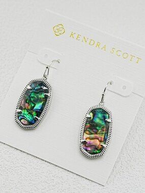 Kendra Scott Oval Abalone Earrings
